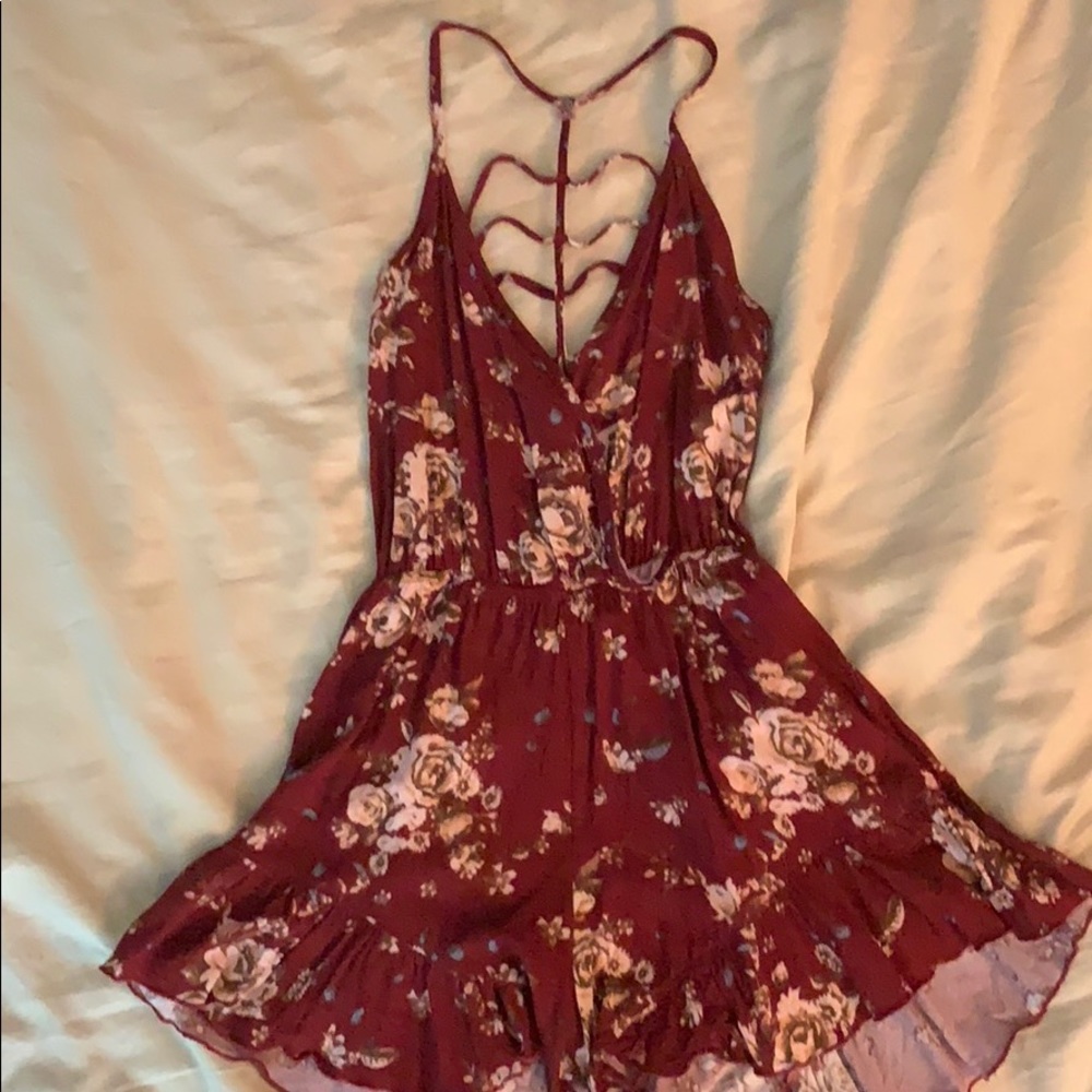Maroon onesie